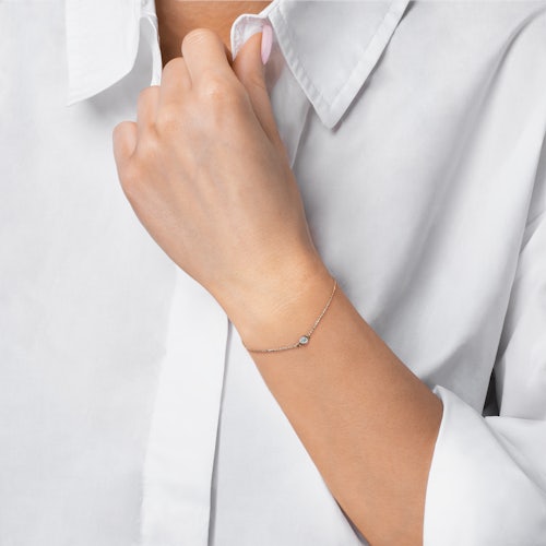 Bransoletka Pure: złota, diament